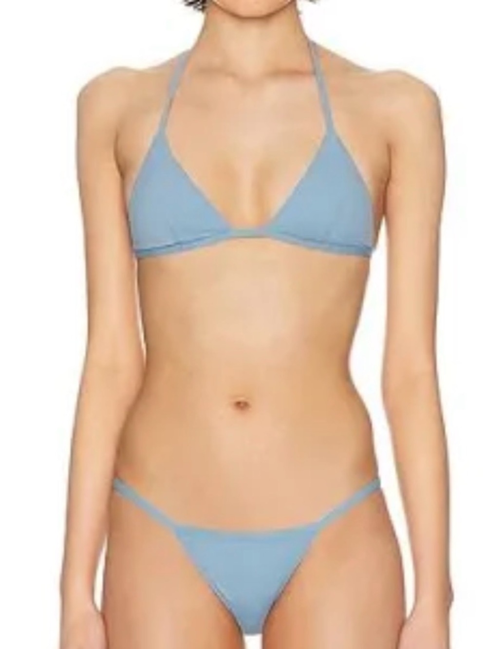 Eterne Powder Blue Triangle String Bikini